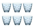 Bormioli Rocco Glasses Flora - Blue - 260 ml - 6 pieces