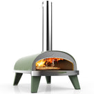 ZiiPa Pizza Oven Piana - Wood-fired - with Thermometer - Eucalyptus - for ø 30 cm pizzas - Rotating pizza stone