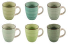 Cookinglife Mugs Delice Green 350 ml - 6 pieces