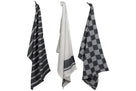 Cosy & Trendy Tea Towels Stoff Black Chambray 50x70 cm - 3-piece