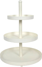Cookinglife Metal Stand Creme Ø 15, 20 & 25 cm - 3-Tier - 35 cm High