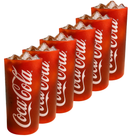 Coca Cola Glasses - Long drink glasses - Soft drink glasses - Red 270 ml - 4 pieces
