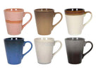 Studio Tavola coffee cups with handle Earth - 310 ml - 6 pieces