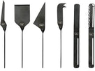 Laguiole Style de Vie Cheese Knife and Butter Knife Black - 6 pieces