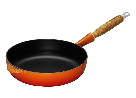 frying pans with enameled non-stick coating