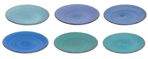 Cookinglife Dinner Plates Delice Blue ø 26.5 cm - 6 pieces