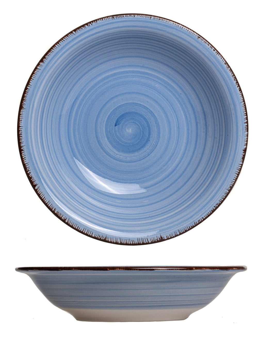 Studio Tavola Deep plates Ocean Blue ø 21 cm - 6 pieces