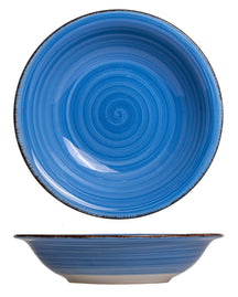 Studio Tavola Deep plates Ocean Blue ø 21 cm - 6 pieces