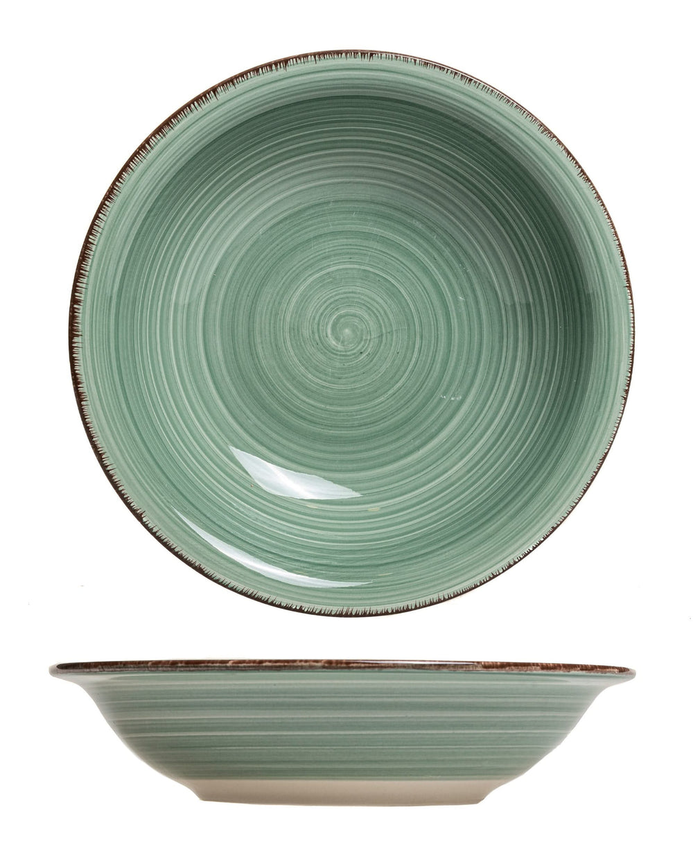 Studio Tavola Deep plates Summer Green ø 21 cm - 6 pieces