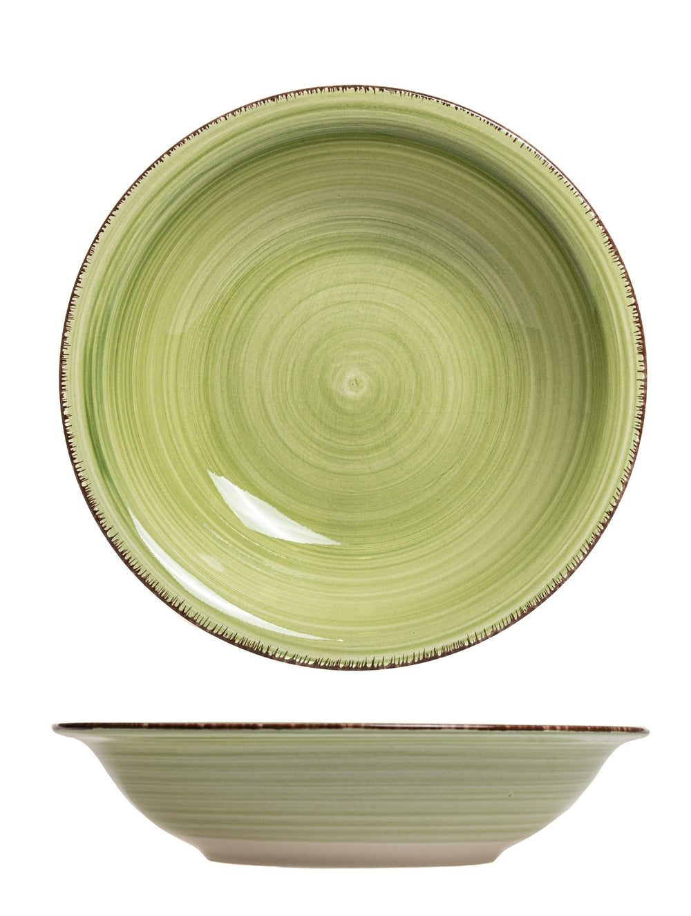 Studio Tavola Deep plates Summer Green ø 21 cm - 6 pieces