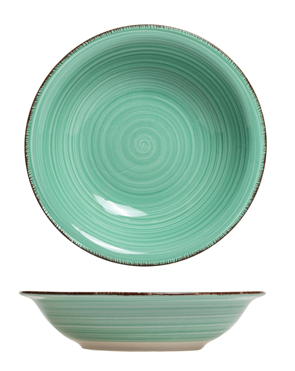 Studio Tavola Deep plates Summer Green ø 21 cm - 6 pieces