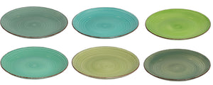 Cookinglife Dinner Plates Delice Green ø 26.5 cm - 6 pieces