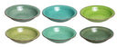 Cookinglife Deep Plates / Pasta Bowls Delice Green ø 21 cm - 6 pieces