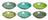 Studio Tavola Deep plates Summer Green ø 21 cm - 6 pieces