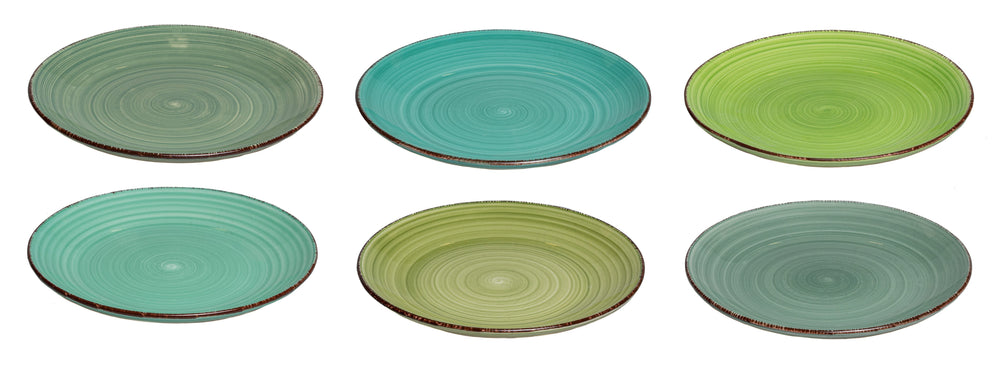 Studio Tavola breakfast plates / Dessert plates Summer Green ø 19 cm - 6 pieces