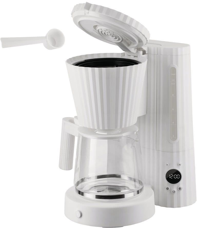 Alessi Filter coffee maker Plissé - 1.5 liters - Black - Michele De Lucchi - MDL14 B