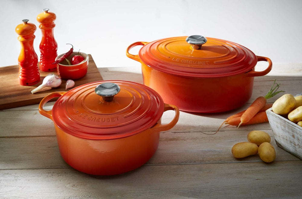 Le Creuset Casserole Signature - Oval - Orange Red - ø 31 cm / 6.3 liters