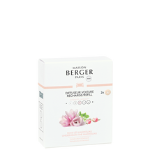 Maison Berger Refill - for car perfume - Underneath the Magnolias - 2 Pieces