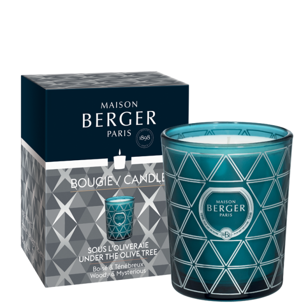 Maison Berger Scented candle Geode Bleue Underneath the Olive Tree