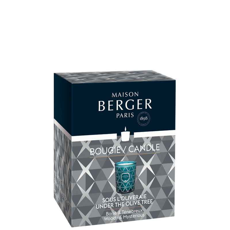 Maison Berger Scented candle Geode Bleue Underneath the Olive Tree