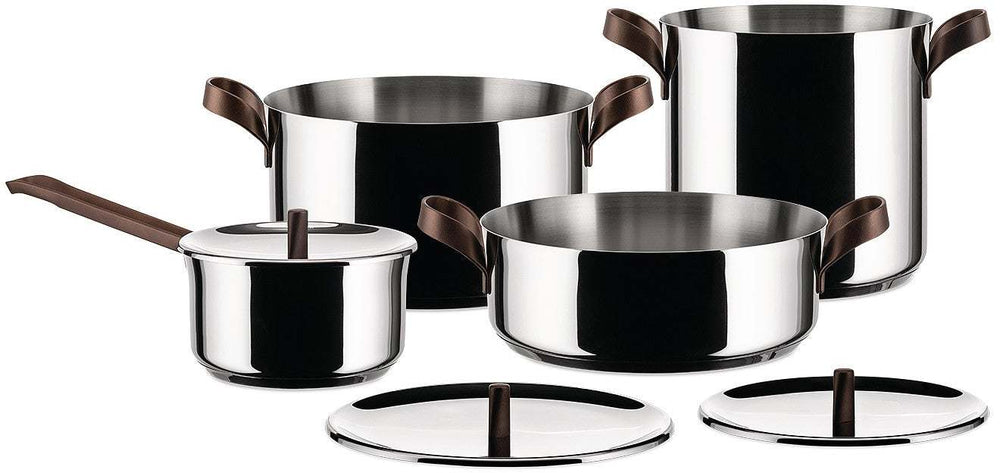 Alessi Cookware set Edo - PU100S7 - 4 piece set - by Patricia Urquiola