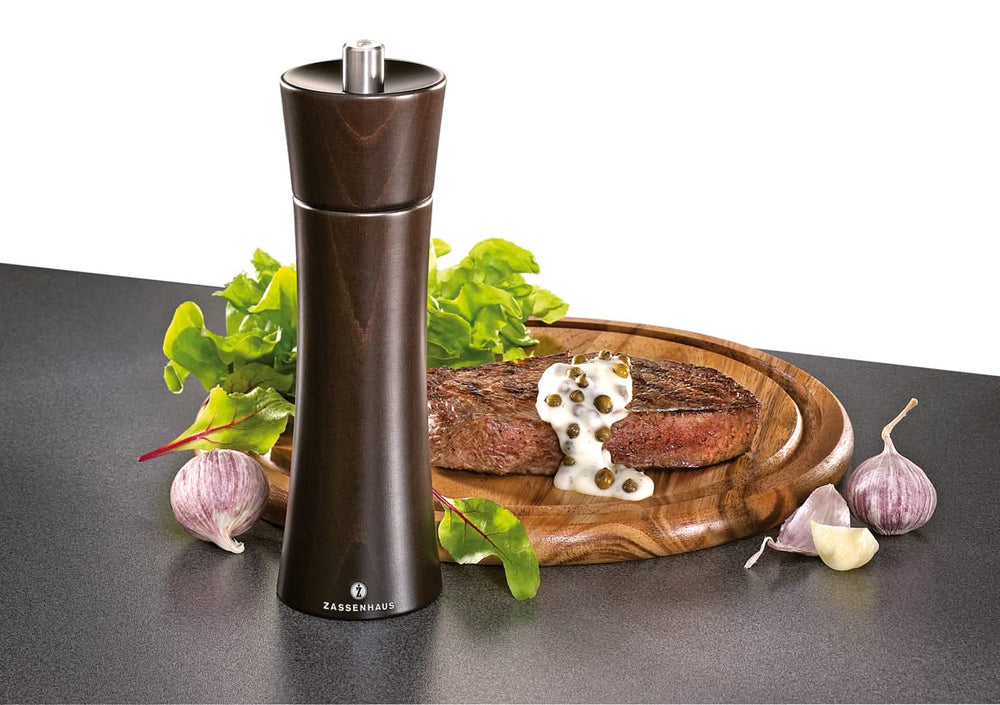 Zassenhaus Pepper Mill Frankfurt Beech Wenge 14 cm