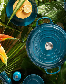 Le Creuset Casserole Signature - Deap Teal - ø 24 cm / 4.2 liters