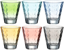 Leonardo Water glasses optic Pastel - 215 ml - 6 pieces