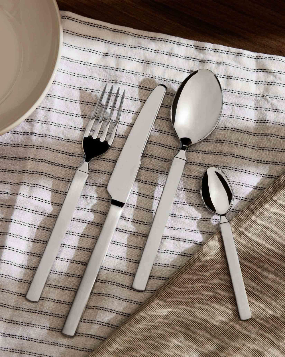 Alessi Cutlery set Dry - 4180S30 - 30-piece / 6 people - by Achille Castiglioni