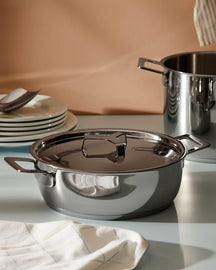 Alessi Casserole Pots&Pans - AJM102/28 - ø 28 cm / 5.5 liters - by Jasper Morrison