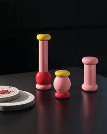 Alessi Pepper mill Twergi - MP0210 2 - Pink - by Ettore Sottsass