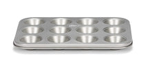 Patisse Mini Muffin Mould Silver Top Gray 12 Muffins