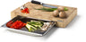 Continenta Cutting board  with stainless steel drawer - Wood - 48 cm x 33 cm