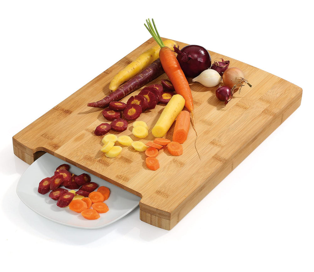 Zassenhaus Cutting board  - with collection tray - Bamboo 40 x 30 cm