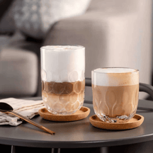 Leonardo Latte Macchiato Glasses - Gocce Uno - 390 ml - 2 pieces