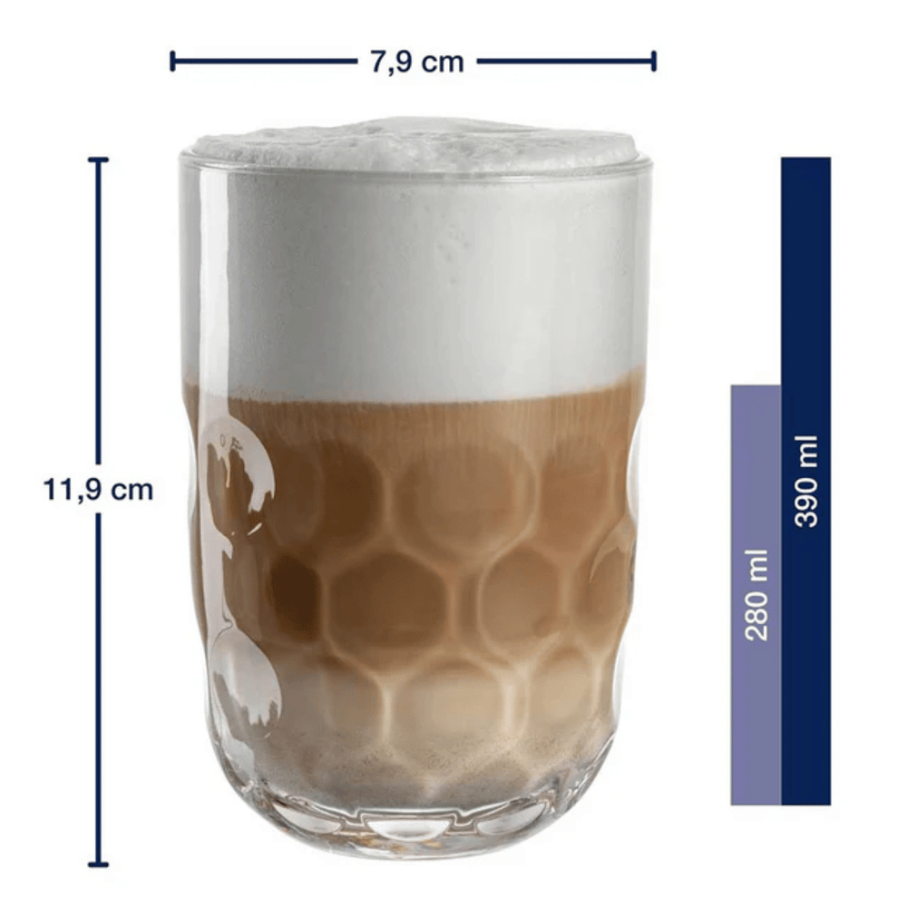 Leonardo Latte Macchiato Glasses - Gocce Uno - 390 ml - 2 pieces