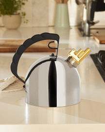 Alessi Whistling kettle - 9091 FM - 2 liters - by Richard Sapper