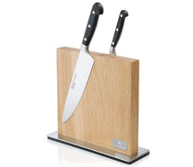 Zassenhaus Magnetic Knife block - for 8 to 10 knives - Oak wood