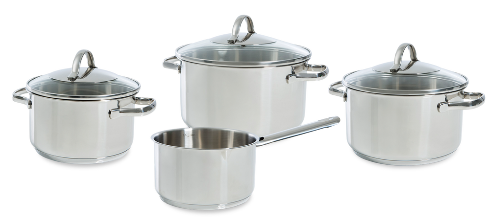 BK Cookware set Essentials - stainless steel - 4 piece set