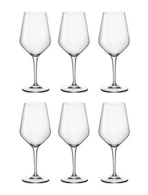 Bormioli Rocco White Wine Glasses Electra - 440 ml - 6 pieces