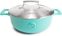 Saveur Selects sauté pan - Sauteuse - Voyage - Saveur Blue - ø 25 cm / 3.3 liters - enameled non-stick coating