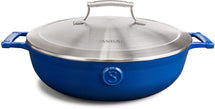 Saveur Selects sauté pan - Sauteuse - Voyage - Classic Blue - ø 30 cm / 4.2 liters - enameled non-stick coating