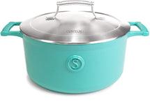 Saveur Selects Casserole Voyage - Saveur Blue - ø 25 cm / 4.7 liters - enameled non-stick coating