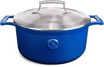 Saveur Selects Casserole Voyage - Classic Blue - ø 25 cm / 4.7 liters - enameled non-stick coating