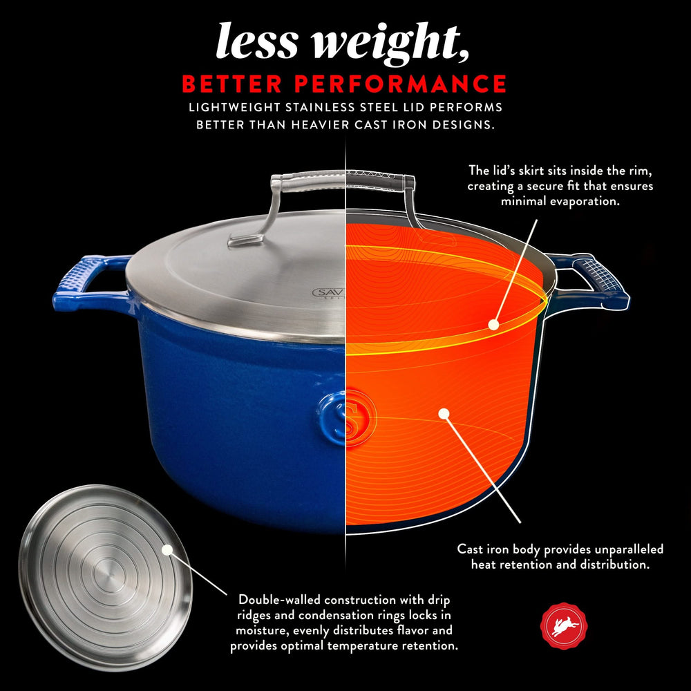 Saveur Selects sauté pan - Sauteuse - Voyage - Rabbit Grey - ø 25 cm / 3.3 liters - enameled non-stick coating