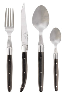 Jay Hill Cutlery set Couvert Laguiole - Black - 4-piece