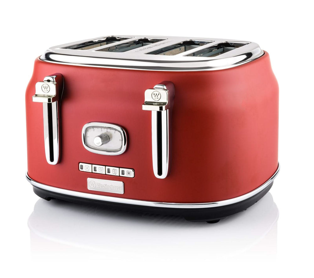 Westinghouse Toaster Retro Collections - 4 slots - cranberry red - WKTTB809RD