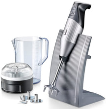 Bamix Hand Blender Set SwissLine - 200 W - Silver