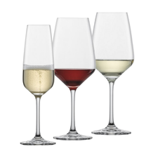 Schott Zwiesel Wine glass set (champagne glasses. white wine glasses & red wine glasses) Taste - 18 piece set