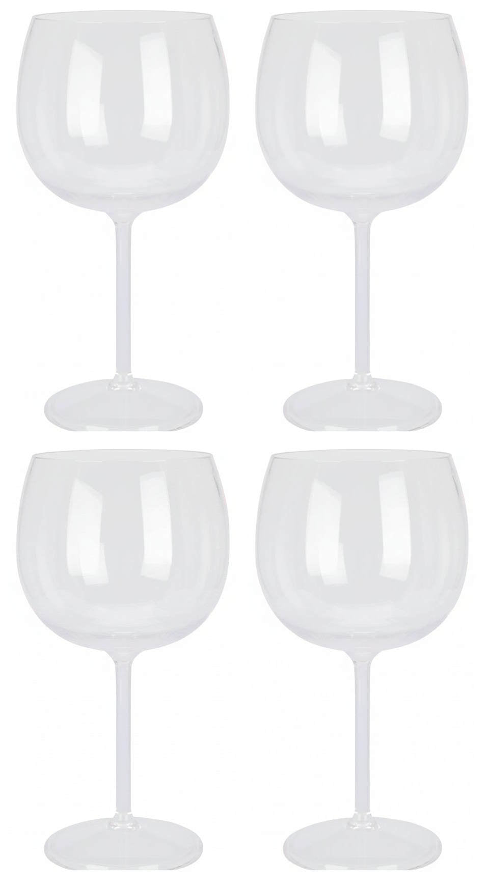 Cookinglife Gin Tonic Glazen Outdoor - 570 ml - 4 Stuks